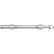 Kit de eje delantero — 25.4 mm (1") eje, 32.6 cm (12.835") longitud, Cromo