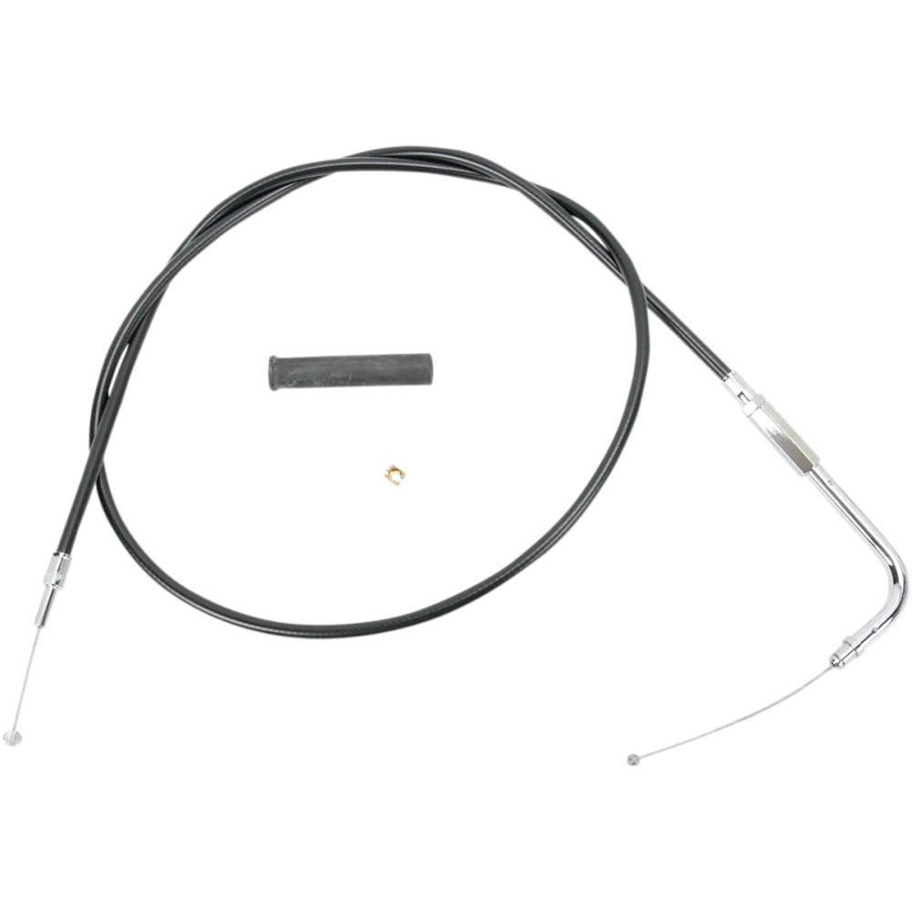 Black Vinyl Throttle/Idle Cable — 110.5 cm (43-1/2") housing, 12.7 cm (5") travel