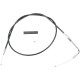 Cable de vinilo negro — 110.5 cm funda, 12.7 cm recorrido, acelerador