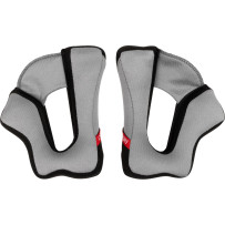 Reflex Sport Helmet Cheek Pads — L, Black/Gray
