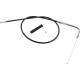 Cable de vinilo negro — 76 cm (30 in) carcasa, acelerador, codo 90°