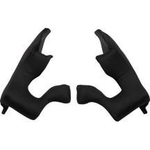 Fleet Helmet Cheek Pads — Size L, Fits Fleet, Black