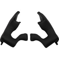 Fleet Helmet Cheek Pads — Size L, Fits Fleet, Black