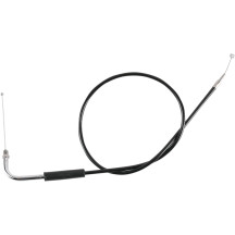 Black Vinyl Throttle/Idle Cable — 84 cm (33"), 90° elbow
