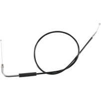 Black Vinyl Throttle/Idle Cable — 84 cm (33"), 90° elbow