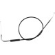 Cable de vinilo negro — 84 cm (33\"), codo 90°, acelerador