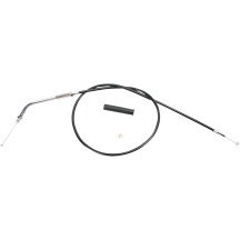 Black Vinyl Throttle/Idle Cable — 76 cm (30 in), throttle, 45° elbow