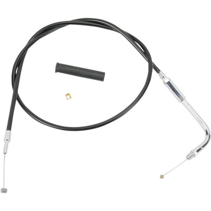 Cable de vinilo negro — Acelerador, 85,5 cm carcasa, 95 mm recorrido