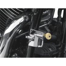 Universal Helmet Lock — 31.8 mm - 38.1 mm, Chrome