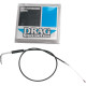 Cable de vinilo negro — 96,5 cm (38") funda, 12,7 cm (5") recorrido, acelerador