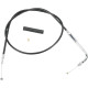 Cable de vinilo negro — 92.5 cm funda, 12.7 cm recorrido, rosca para manillar