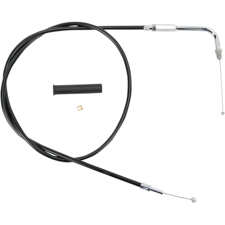Cable de vinilo negro — 115.5 cm funda, acelerador