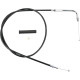 Cable de vinilo negro — 122 cm (48"), recorrido 12,7 cm (5"), codo 90°, rosca para manillar