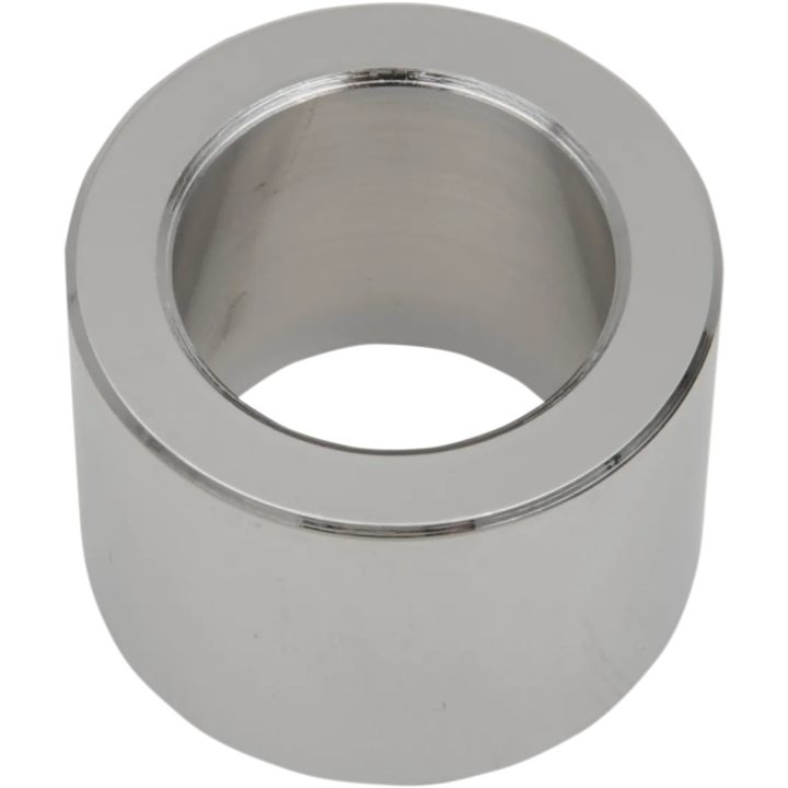 Separador de rueda — Eje 25.4 mm (1"), Largo 28.3 mm (1.116"), Ø ext. 38.1 mm (1.5"), Lado delantero izquierdo, Cromo