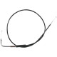 Cable de vinilo negro — 100.5 cm carcasa, 10.2 cm recorrido, Acelerador