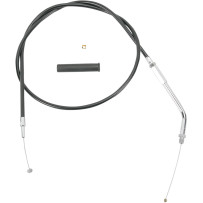 Black Vinyl Throttle/Idle Cable — 36", 45° elbow