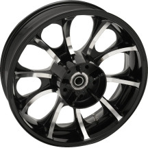 Largo Precision Cast 3D Wheel — 18x5.5, 1" axle (25.4 mm), Black, not for TPMS