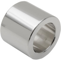 Wheel Spacer — 25.4 mm axle, 31.5 mm length, 37.34 mm outside diameter, front left, chrome