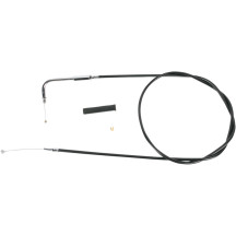 Black Vinyl Throttle/Idle Cable — 108 cm (42-1/2"), 90° elbow