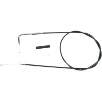 Black Vinyl Throttle/Idle Cable — 108 cm (42-1/2"), 90° elbow
