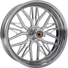 Rear Nivis Wheel — 18x5.5, Chrome, Single disc, with ABS