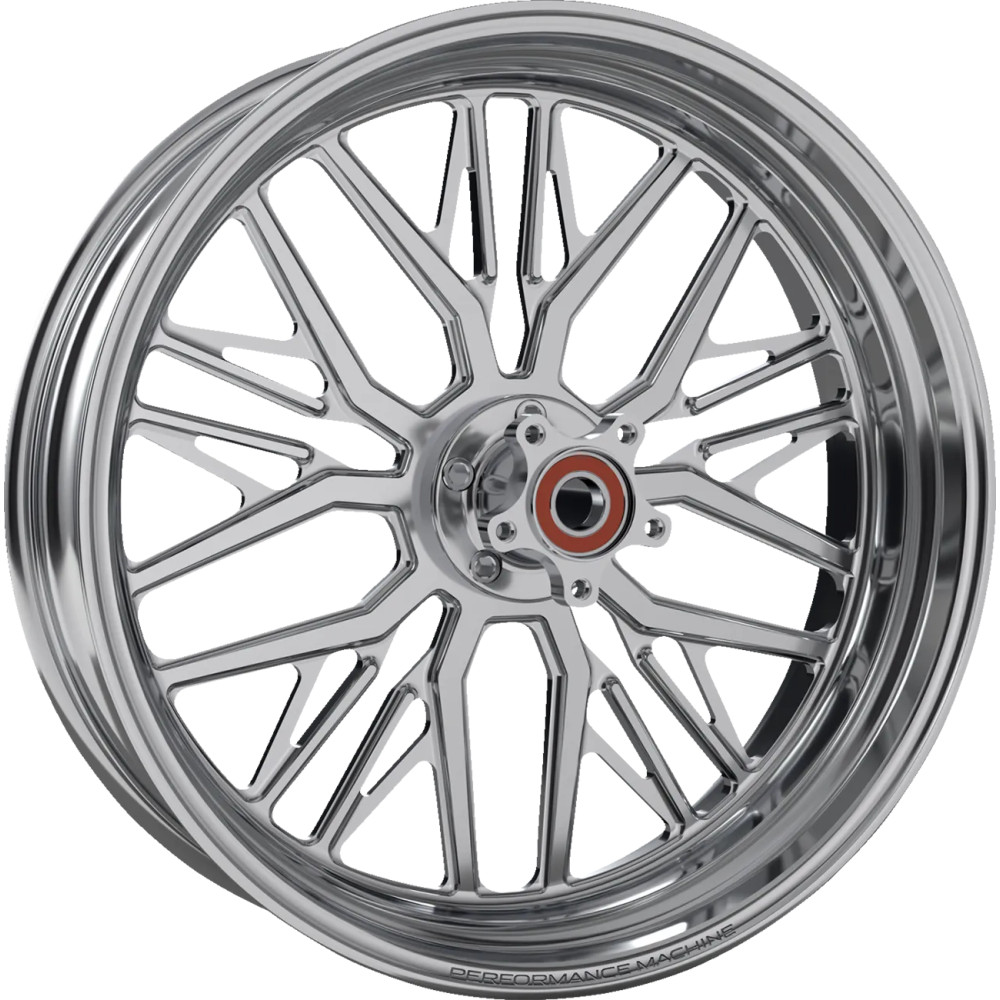 Rear Nivis Wheel — 18x5.5, Chrome, Single disc, with ABS