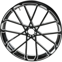 Procross Forged Billet Rim — 21x3.5, front, black anodized