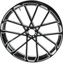 Procross Forged Billet Rim — 21x3.5, front, black anodized