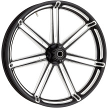 7-Valve Forged Billet Rim — 21x3.5 in, Front, Black gloss