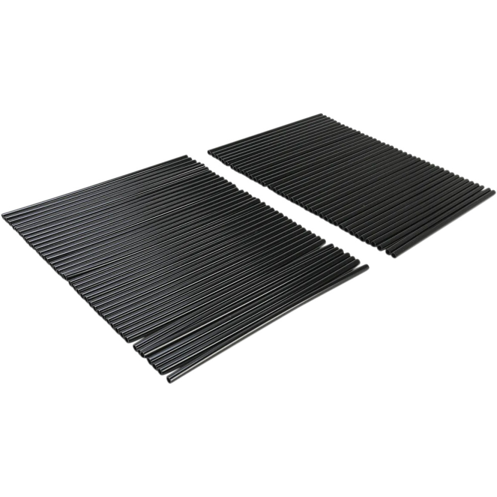 Spokets Cubiertas de Radios Kit de Moldura para Rueda — paquete de 80, Delantero/Trasero, Negro, Natural