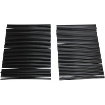 Spokets Cubiertas de Radios Kit de Moldura para Rueda — paquete de 80, Delantero/Trasero, Negro, Natural