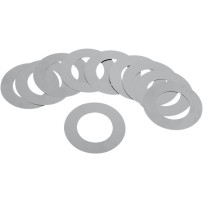 Star Hub Adjusting Shims — Front & Rear, 10-pack, Silver