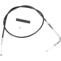 Black Vinyl Throttle/Idle Cable — 76 cm (30"), 12.4 cm (4-7/8")