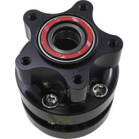 Cartridge Hub — Front, Black Anodized