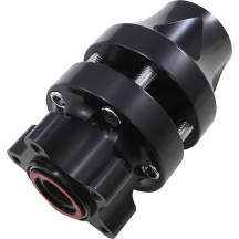 Cartridge Hub — Front, Black Anodized