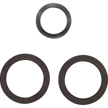 Cartridge Hub — Anodized Black, Front