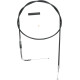 Cable de vinilo negro — 132 cm (52"), acelerador, recorrido 12,7 cm