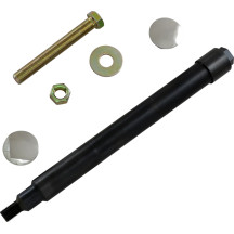 Flush Mount Front Axle — 25 mm (63/64") , black