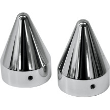 Axle Cap — 7/8–1-1/8 in axle fitment, chrome