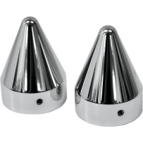 Axle Cap — 7/8–1-1/8 in axle fitment, chrome