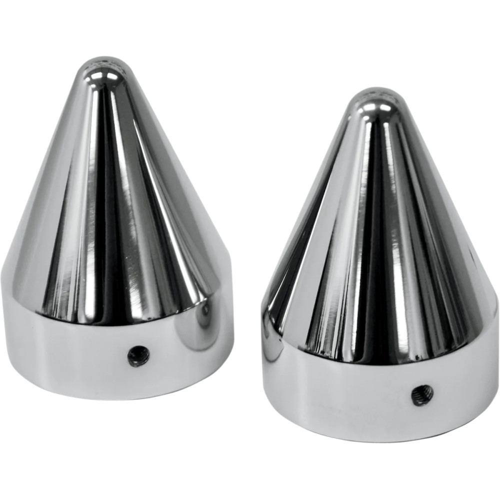 Axle Cap — 7/8–1-1/8 in axle fitment, chrome