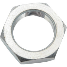 Rear Axle Sleeve Nut — 1"-20 thread, 1-3/8" OD, 3/8" ID, silver