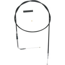 Black Vinyl Throttle/Idle Cable — 137 cm (54"), 12.7 cm (5")