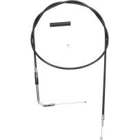 Black Vinyl Throttle/Idle Cable — 137 cm (54"), 12.7 cm (5")