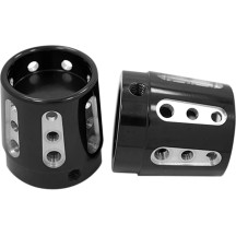 Front Axle Nut Cover — 25.4 mm (1"), Black anodized