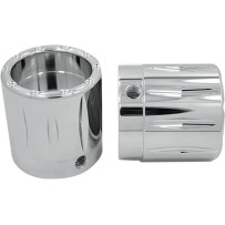 Front Axle Nut Cover — 25.4 mm (1"), Chrome