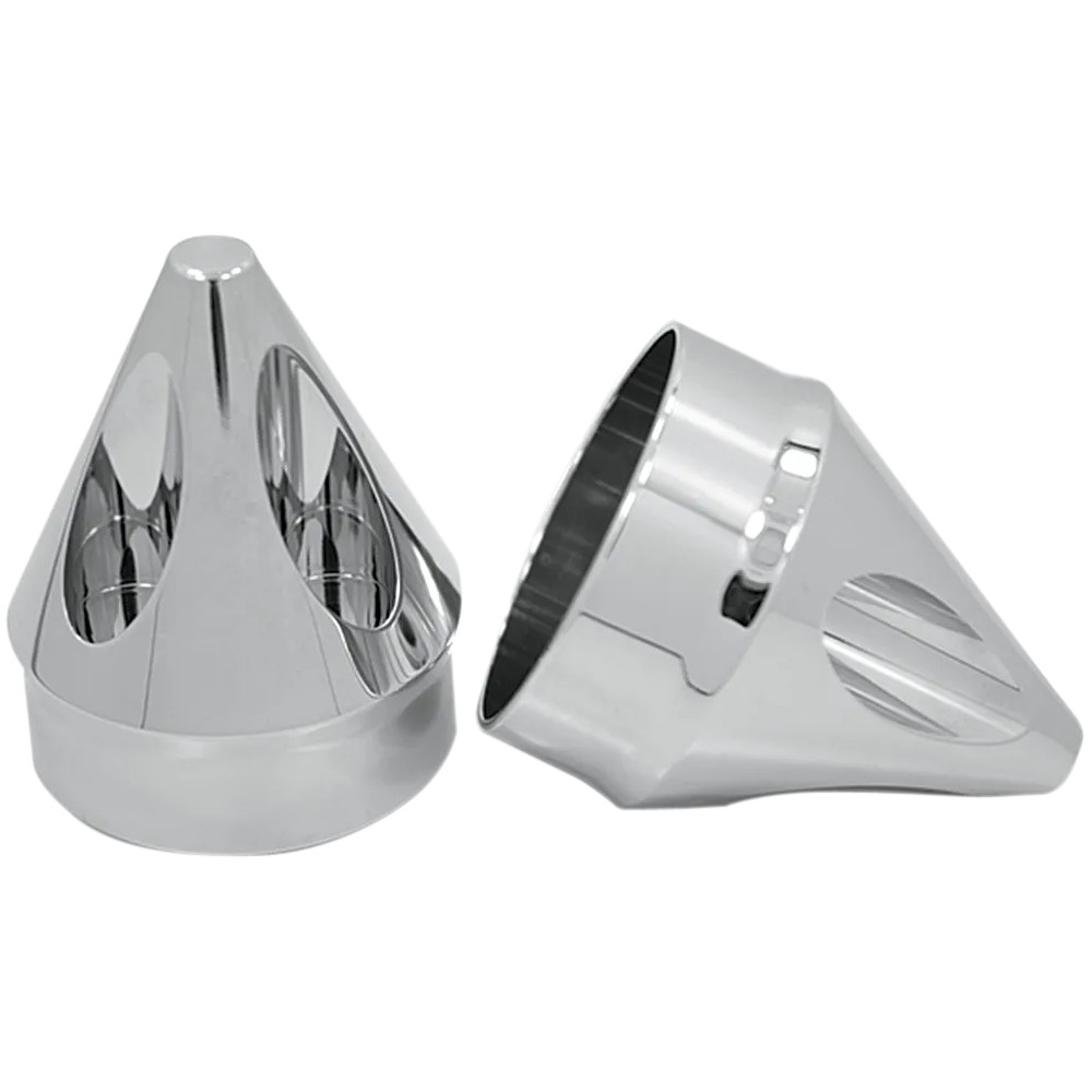 Front Axle Nut Cover — 22.2 mm (7/8"), 25.4 mm (1"), chrome