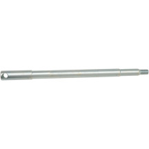 3/4" Replacement Axle — 19.1 mm (3/4"), silver zinc finish