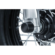 Front Axle Nut Cover — Front, Matte Black