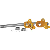 Axle Adjuster Kit — 25.4 mm (1"), rear, Gold